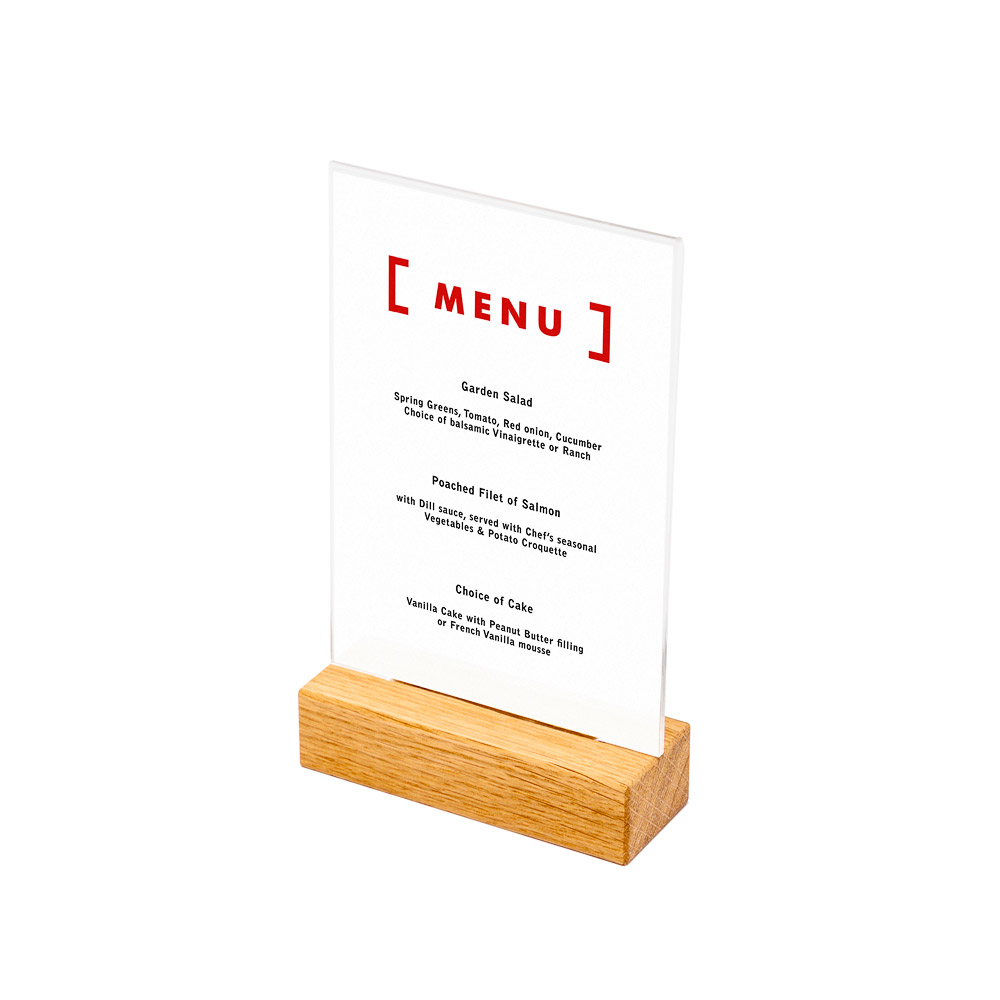 porte menu A6